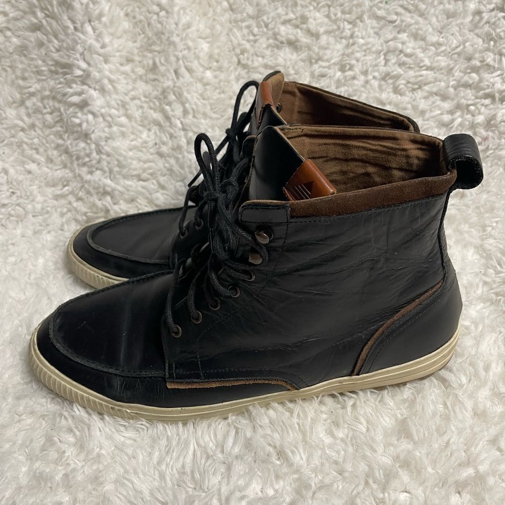 Aldo Men's Fraelacco Black High Top  lace up Sneakers - Size 12